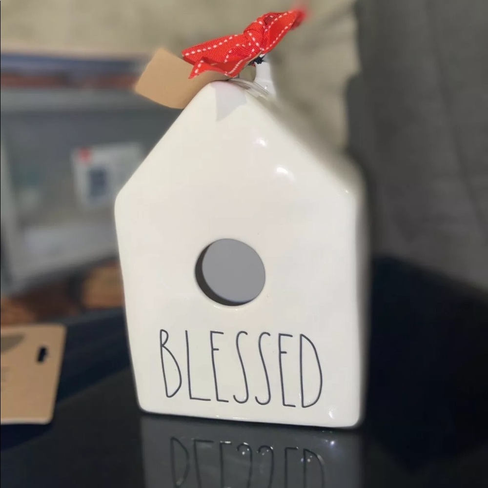 NWT Rae Dunn Ceramic Birdhouse